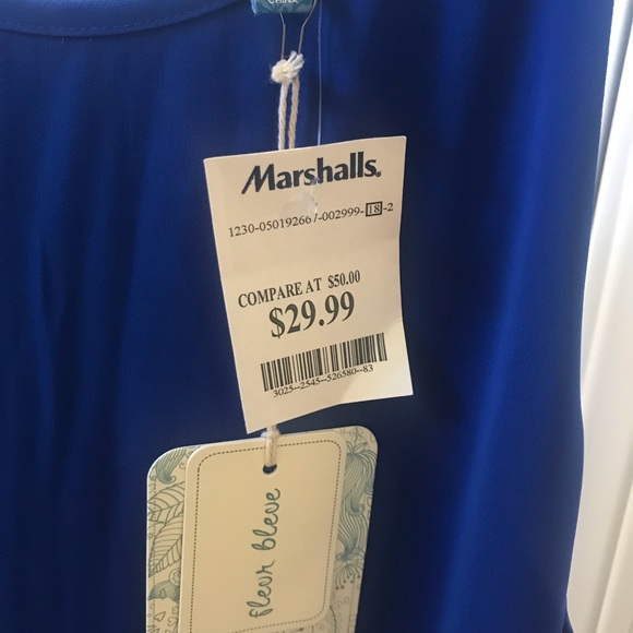 Fleur Bleve Shift Double Layer Dress - Picture 3 of 4